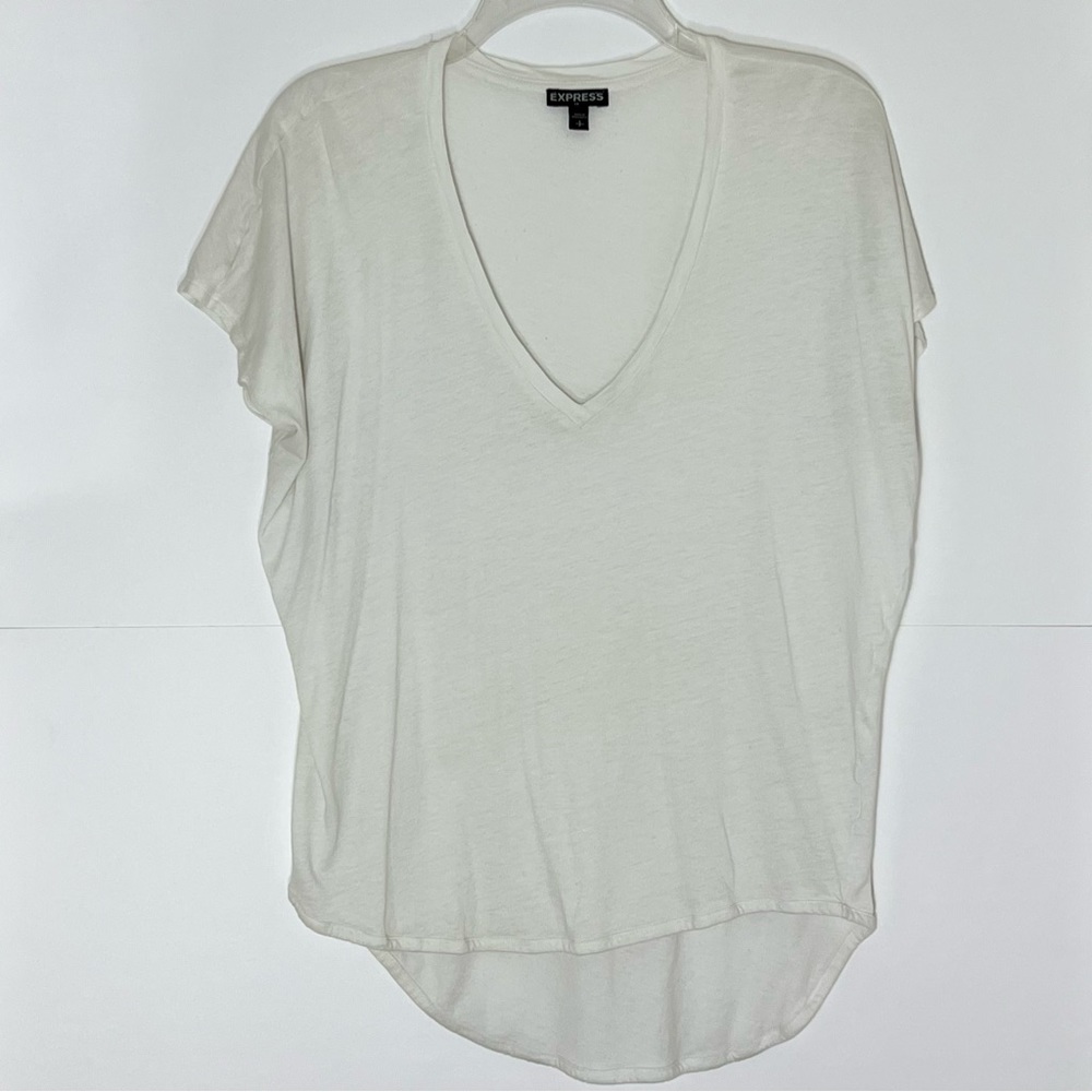 Express Oversized V Neck